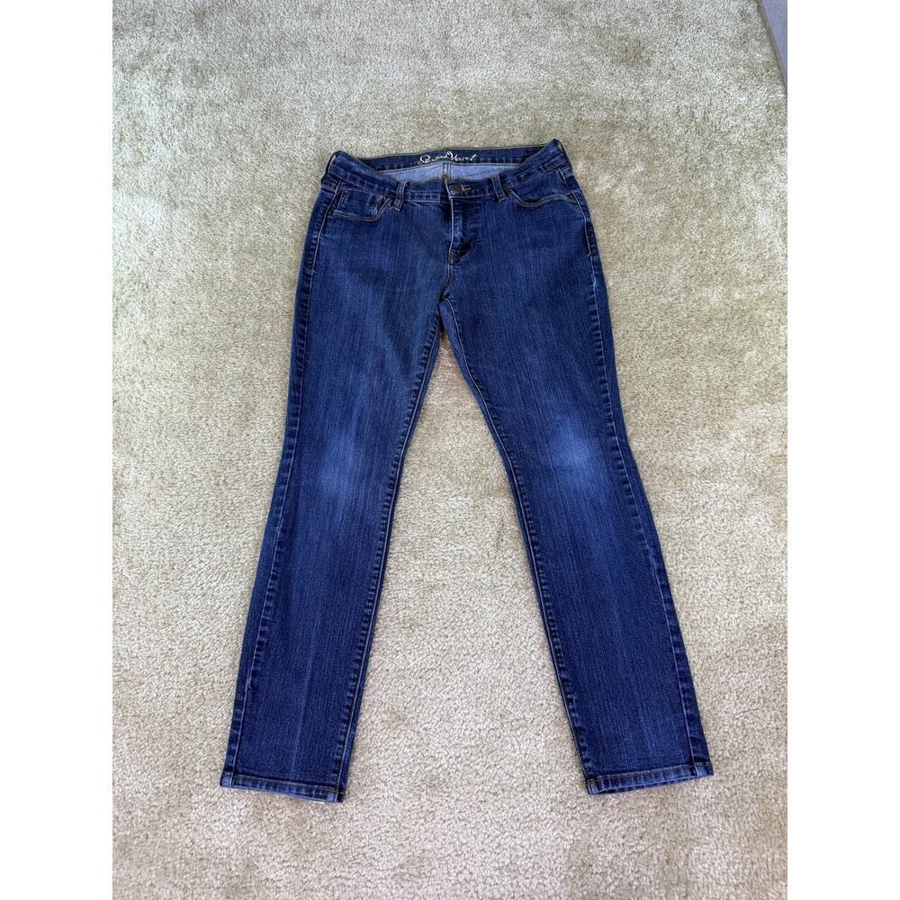 Old Navy Sweetheart Women’s Size 6 Short Blue Mid-Rise Skinny Denim Jeans D431